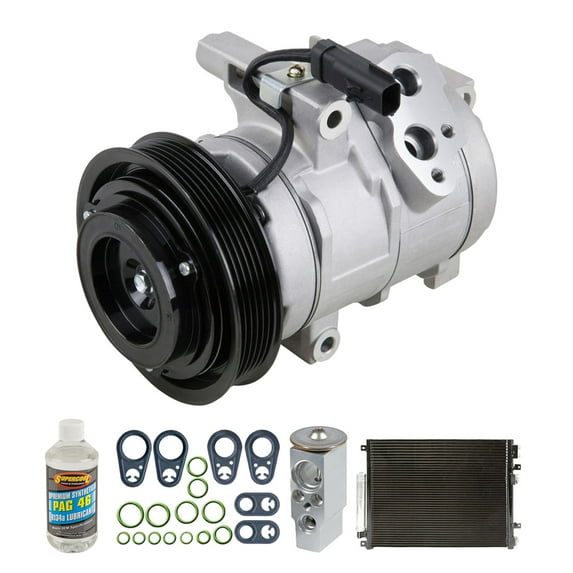 A/C Kit w/ AC Compressor Condenser & Drier For Dodge Charger Magnum & Chrysler 300 2.7L V6 2005 2006 2007 2008 - BuyAutoParts
