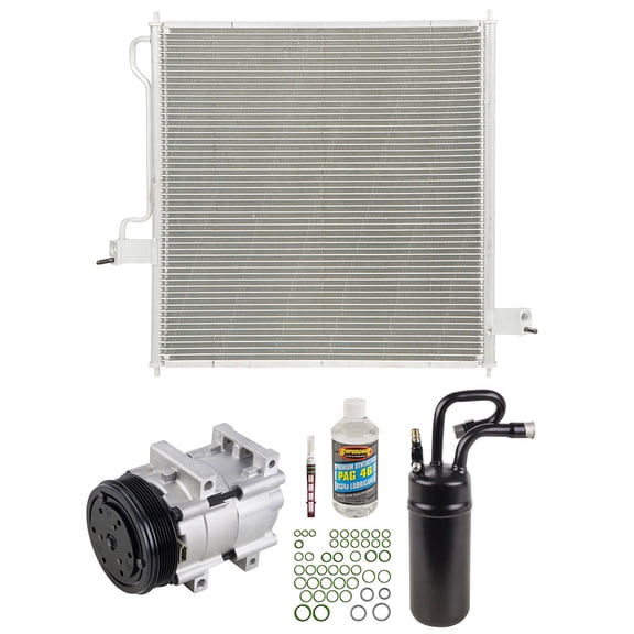 A/C Kit w/ AC Compressor Condenser & Drier For Ford Explorer & Ranger 4.0L V6 - BuyAutoParts