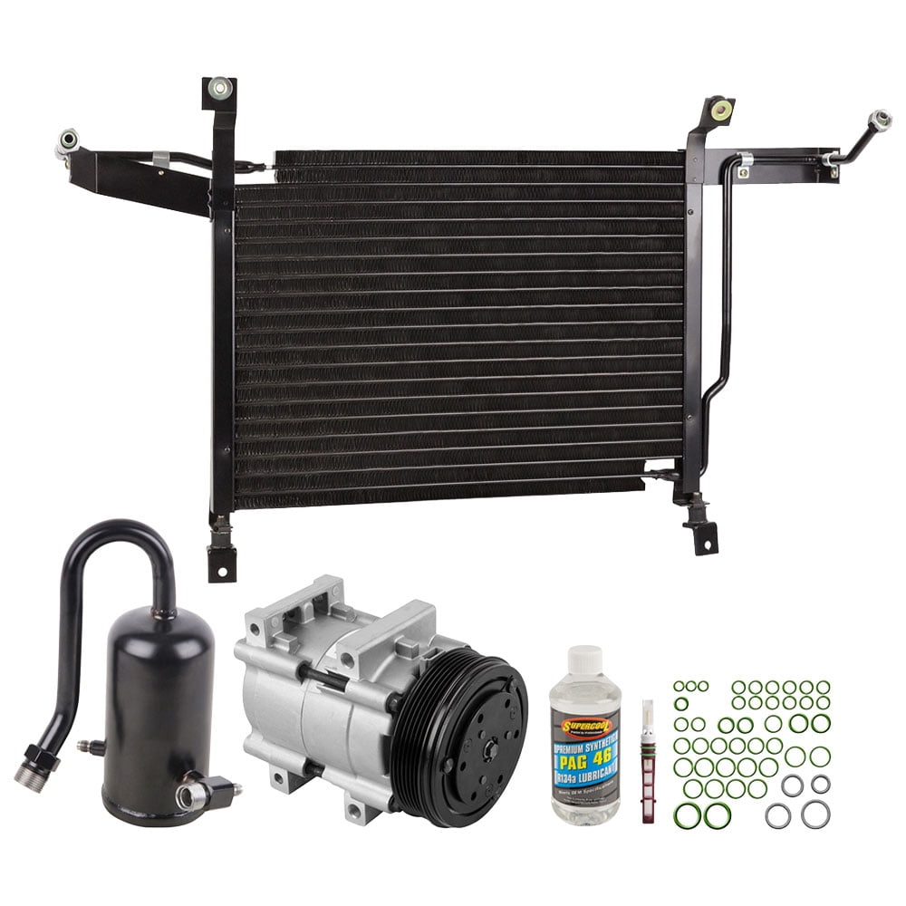 A/C Kit w/ AC Compressor Condenser & Drier For Ford F150 F250 F-150 F ...