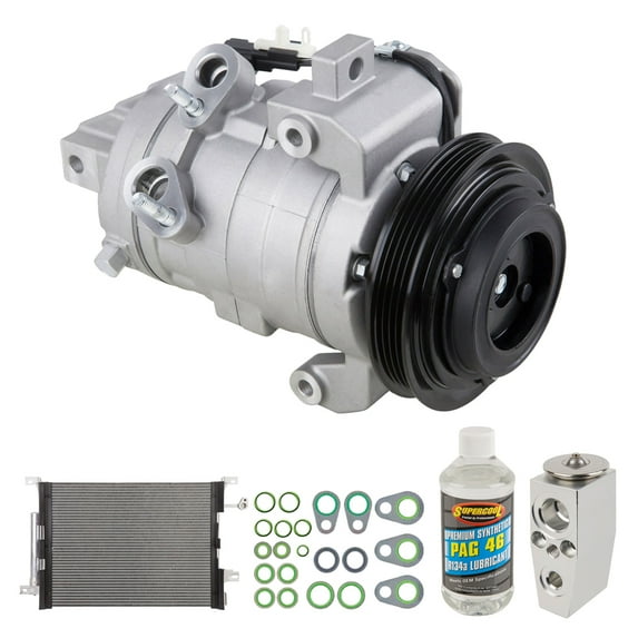 A/C Kit w/ AC Compressor Condenser & Drier For Ford Mustang 3.7L V6 2011 2012 2013 2014 S197 - BuyAutoParts