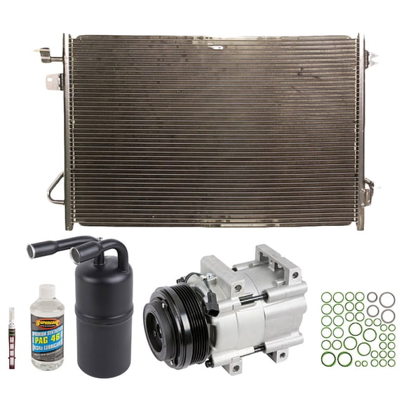 A/C Kit w/ AC Compressor Condenser DrierFor Ford Mustang 4.0L V6 2007 2008 2009 S197 - BuyAutoParts