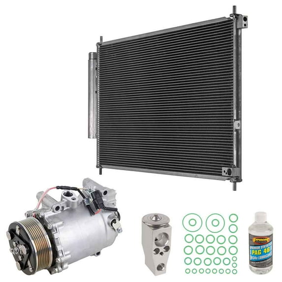 A/C Kit w/ AC Compressor Condenser & Drier For Honda CR-V CRV 2015 2016 - BuyAutoParts