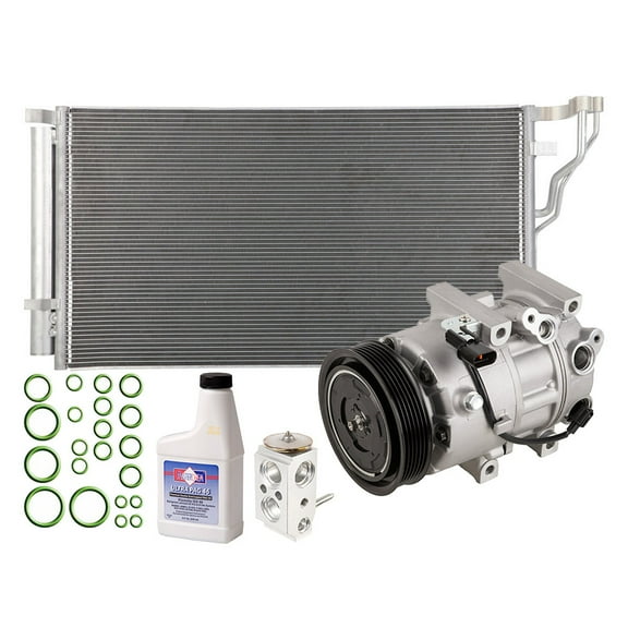 A/C Kit w/ AC Compressor Condenser & Drier For Hyundai Sonata 2.4L & Kia Optima Non-Hybrid - BuyAutoParts