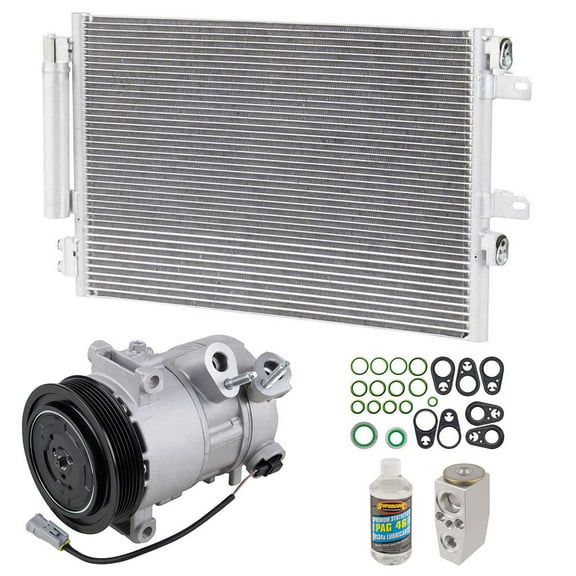 A/C Kit w/ AC Compressor Condenser & Drier For Jeep Compass Patriot & Dodge Caliber 2010 2011 - BuyAutoParts