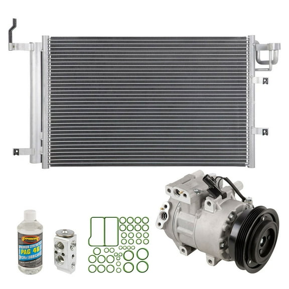 A/C Kit w/ AC Compressor Condenser & Drier For Kia Spectra & Spectra5 2.0L 2007 2008 2009 - BuyAutoParts