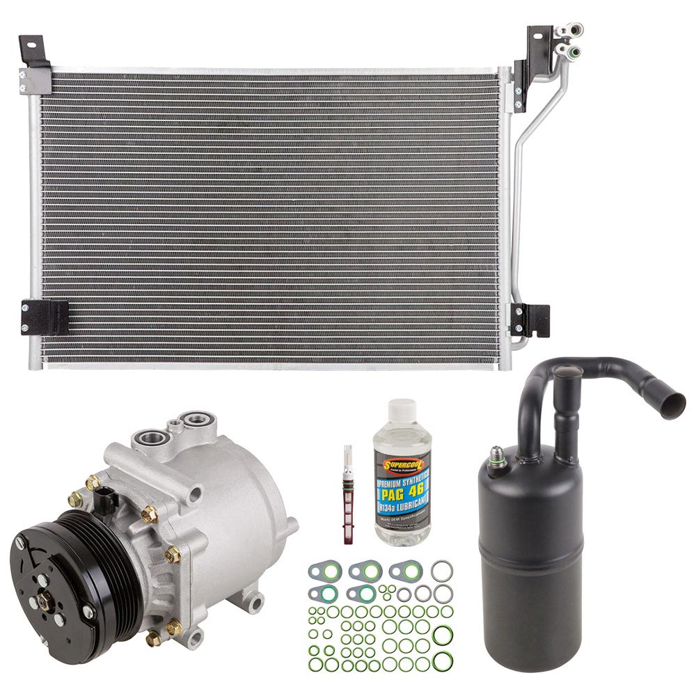A/C Kit w/ AC Compressor Condenser & Drier For Lincoln Town Car 2004 ...