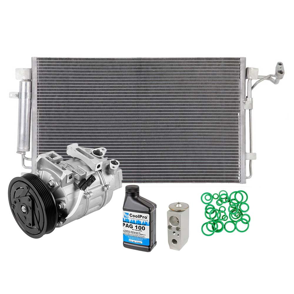 A/C Kit w/ AC Compressor Condenser & Drier For Nissan Altima 2.5L 2007 ...