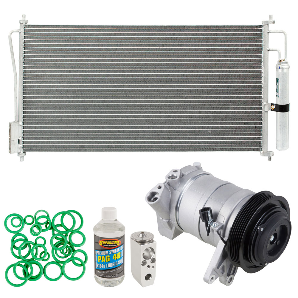 A/C Kit w/ AC Compressor Condenser & Drier For Nissan Altima V6 ...