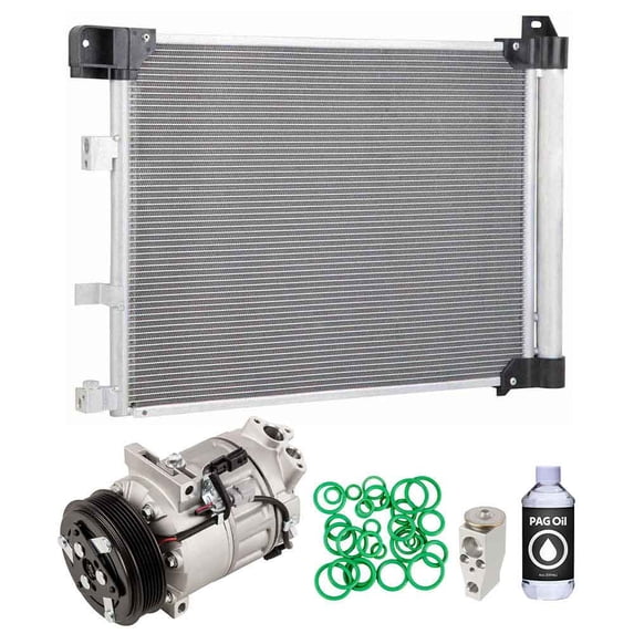 A/C Kit w/ AC Compressor Condenser & Drier For Nissan Sentra 2013 2014 2015 2016 2017 - BuyAutoParts