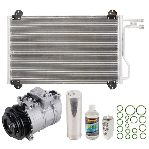 A/C Kit w/ Primary AC Compressor Condenser & Drier For Dodge Freightliner & Mercedes Sprinter Van 2002 2003 2004 2005 - BuyAutoParts