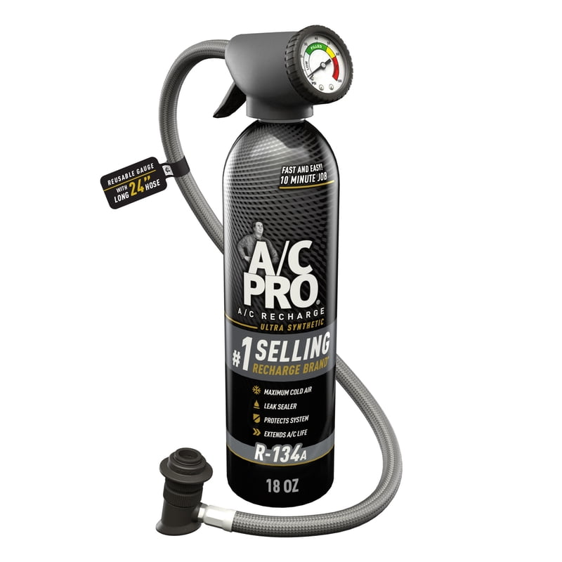 A/C Pro Ultra Synthetic R-134a Car AC Refrigerant Kit ACP001, 18 oz