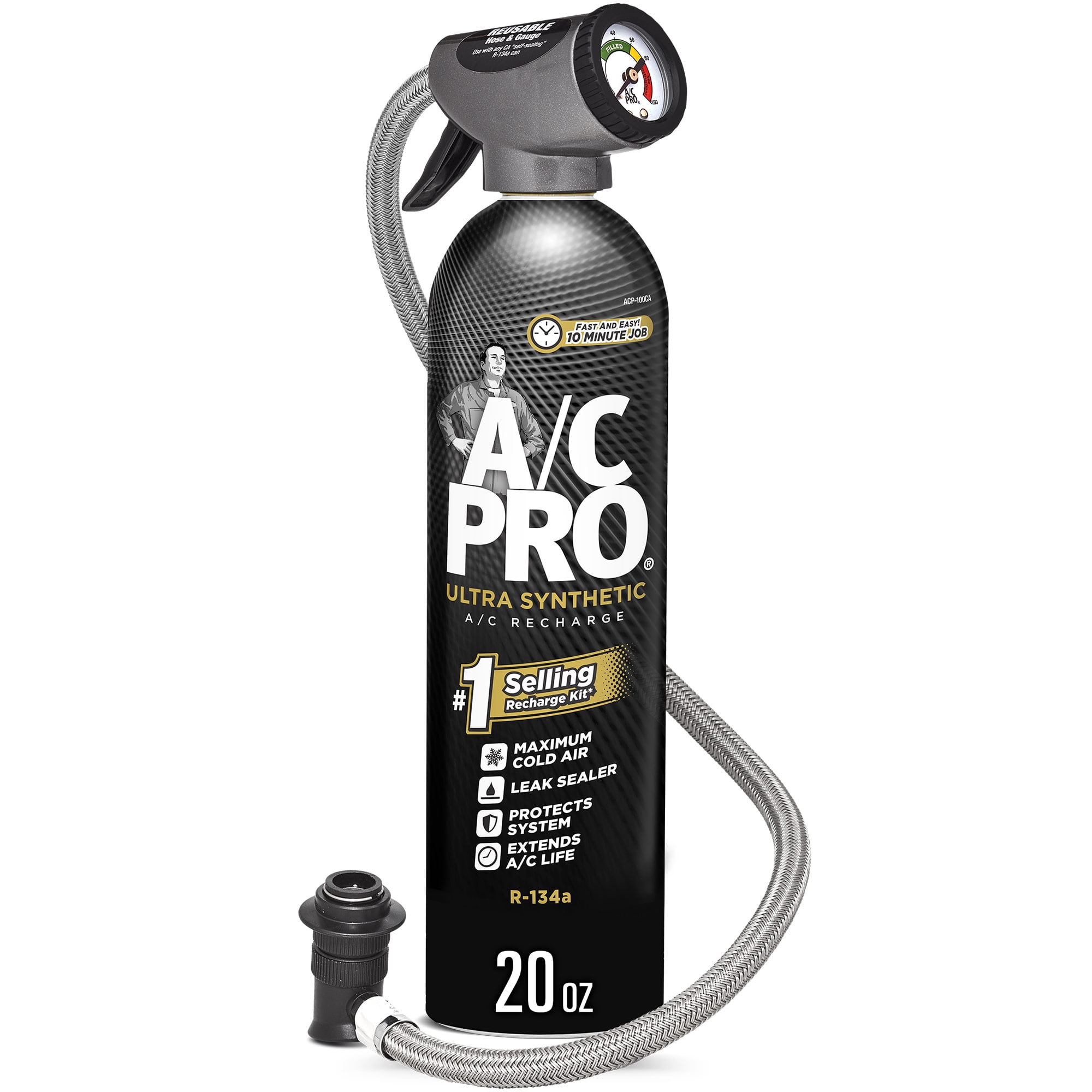 A/C Pro ACP-100 Ultra Synthetic R-134a Kit, 20 oz - Walmart.com