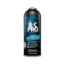 A/C Pro High Mileage R-134a A/C Recharge Auto Air Conditioner Refrigerant Refill - 12oz