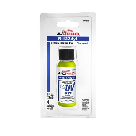 A/C Pro Leak Detector Dye for R-1234yf A/C Systems, Automotive Air Conditioning Parts