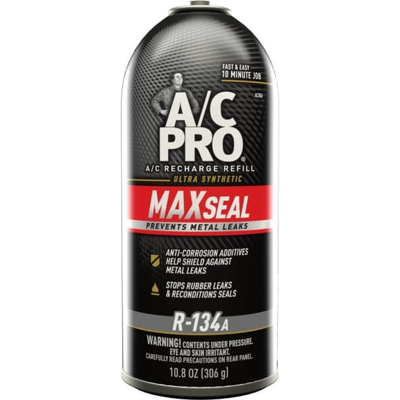 A/C Pro Max Seal R-134a A/C Recharge Car Refrigerant Refill - 10.8 OZ