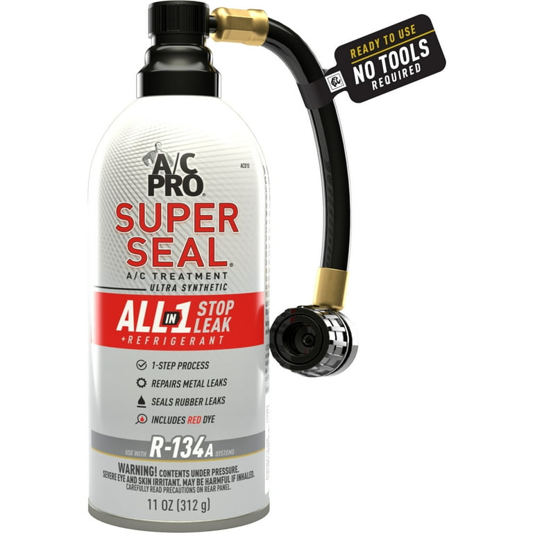 A/C Pro Super Seal All-In-One Stop Leak Charging Kit - 11 oz