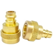 A/C R134a to R1234yf conversion kit, quick adapter adjustable high and low pressure connectors, compatible