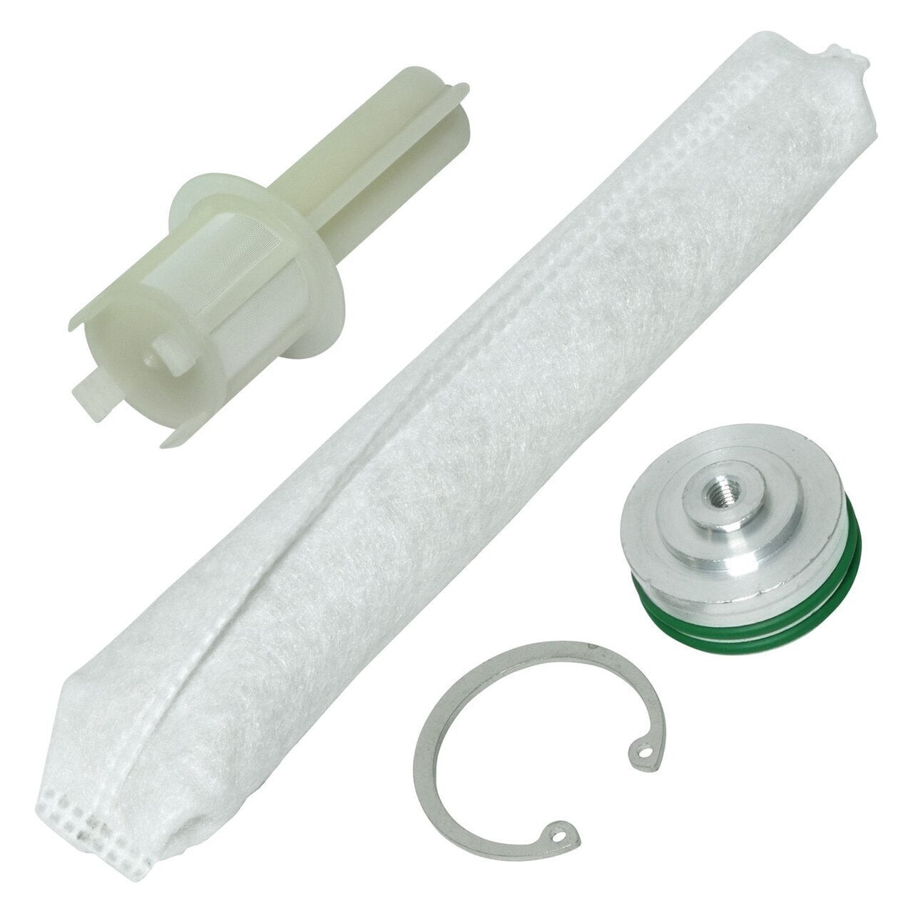 A/C Receiver Drier / Desiccant Element Kit Header and Desiccant Bag