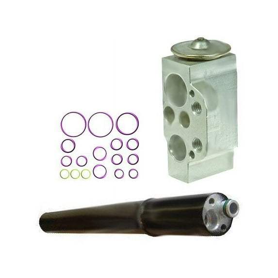 A/C Receiver Drier Kit - Compatible with 2006 - 2014 Volkswagen GTI 2.0L 4-Cylinder 2007 2008 2009 2010 2011 2012 2013