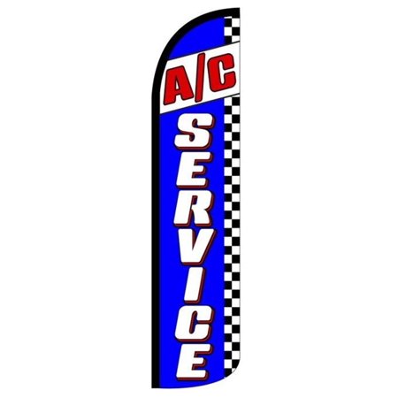 A/C SERVICES Windless Flag Without Pole | Advertisement /Business Flags | Feather Flag |