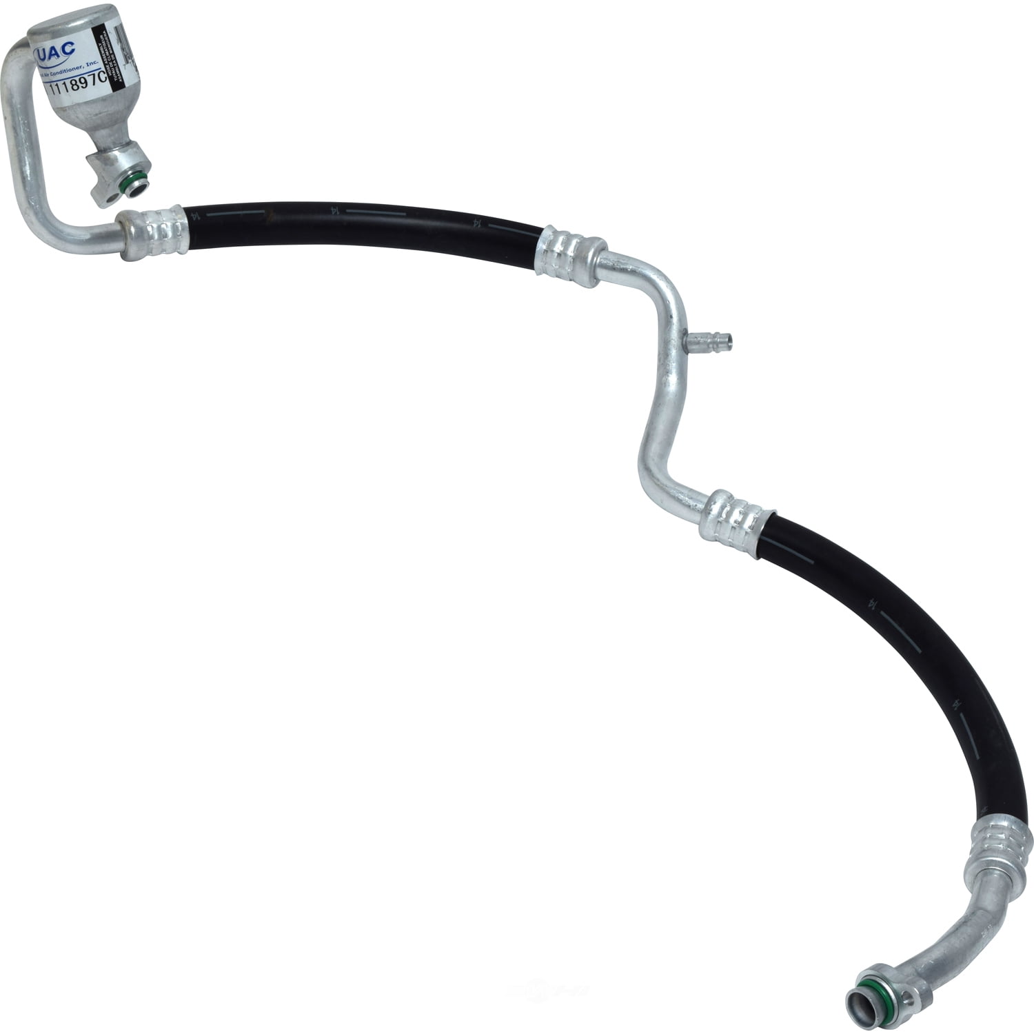 A/C Suction Line Hose Assembly -- Suction Line Fits select: 2007 KIA RONDO, 2008 KIA RONDO LX/EX