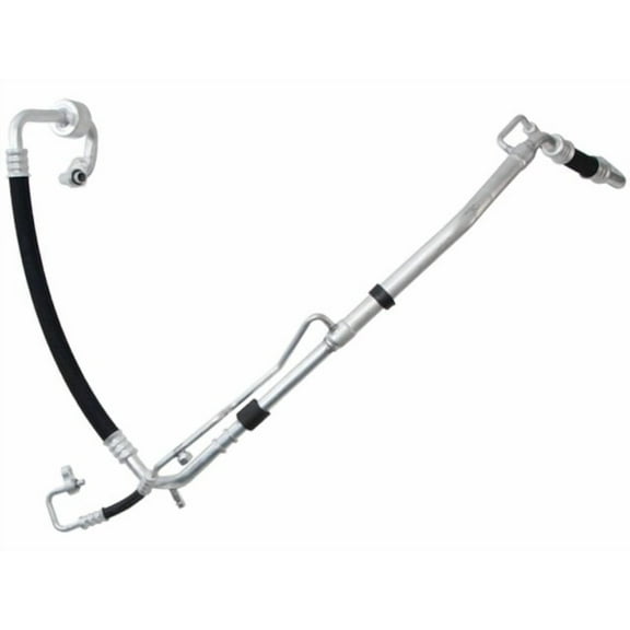 A/C Suction and Liquid Line Hose Assembly - with Gaskets, Seals, Muffler, and Service Port - Compatible with 2019 - 2020 Kia Optima 2.0L 2.4L 4-Cylinder