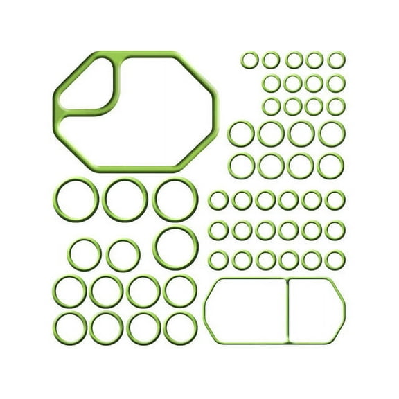 A/C System O-Ring and Gasket Kit - Compatible with 1979 - 1996 Honda Prelude 1980 1981 1982 1983 1984 1985 1986 1987 1988 1989 1990 1991 1992 1993 1994 1995