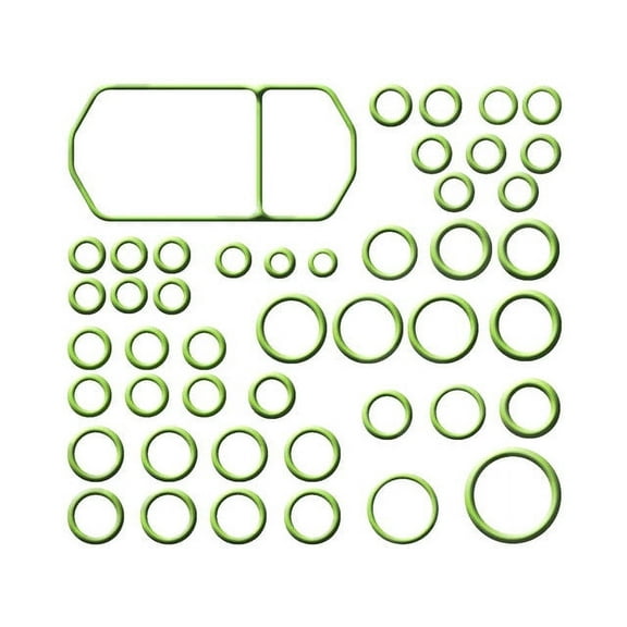 A/C System O-Ring and Gasket Kit - Compatible with 1987 - 1993 Mazda B2600 2.6L 4-Cylinder 1988 1989 1990 1991 1992