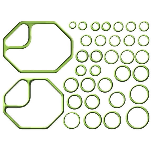 A/C System O-Ring and Gasket Kit - Compatible with 1988 - 1995 BMW 750iL 1989 1990 1991 1992 1993 1994