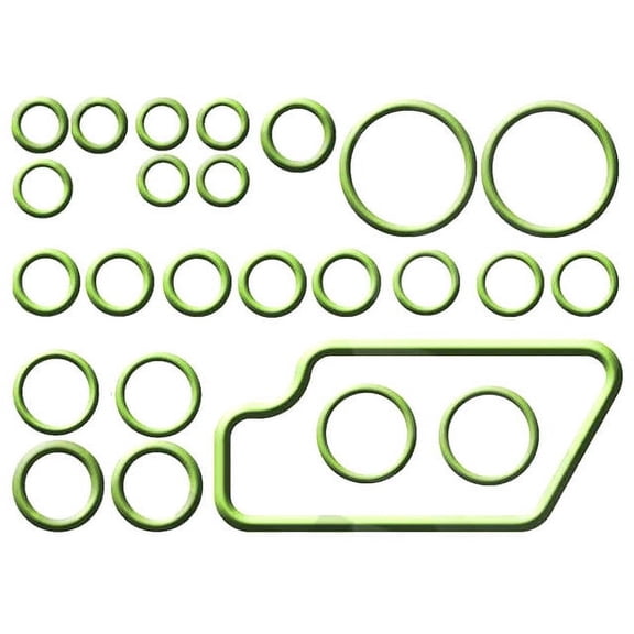 A/C System O-Ring and Gasket Kit - Compatible with 1998 - 2002 Mercedes-Benz E430 1999 2000 2001