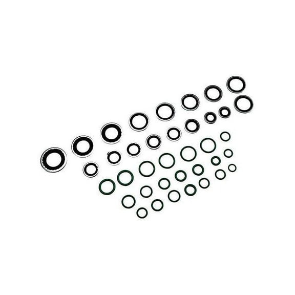 A/C System O-Ring and Gasket Kit - Compatible with 1999 - 2001 GMC Sierra 2500 - AC Delco