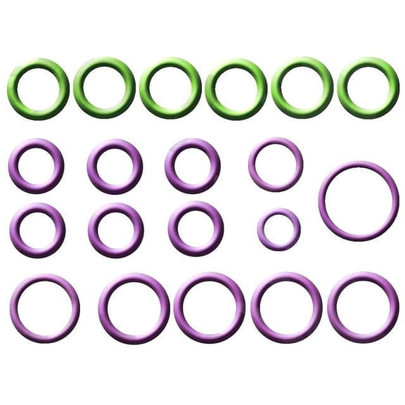 A/C System O-Ring and Gasket Kit - Compatible with 2002 - 2013 Mini Cooper 2003 2004 2005 2006 2007 2008 2009 2010 2011 2012