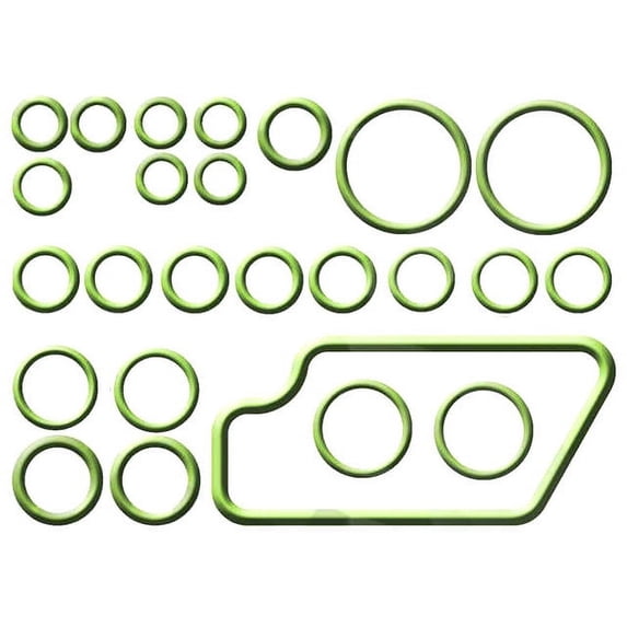 A/C System O-Ring and Gasket Kit - Compatible with 2006 - 2012 Mercedes-Benz R350 2007 2008 2009 2010 2011