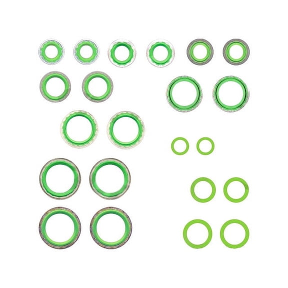 A/C System O-Ring and Gasket Kit - Compatible with 2013 - 2020 Ram 2500 2014 2015 2016 2017 2018 2019