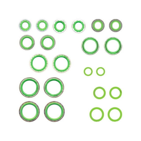 A/C System O-Ring and Gasket Kit - Compatible with 2013 - 2020 Ram 2500 2014 2015 2016 2017 2018 2019