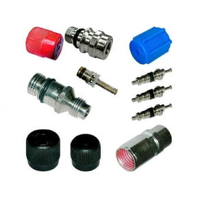 A/C System Valve Core and Cap Kit - Compatible with 1988 - 1993 Chevy Blazer 1989 1990 1991 1992