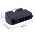 thumbnail image 1 of A/C Universal Under Dash Evaporator, 12V Air Conditioner Evaporator Assembly Unit 137BTU Cooling Capacity with Drain Hose for Car Engineering Vehicles 3 Speed Blower Switches, 1 of 11