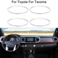 thumbnail image 1 of A/C Vent Decoration Rings Compatible with for Toyota for Tacoma Models, 1 of 4