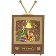 A CHRISTMAS STORY Battery-Operated LED Musical Television Table Piece, 8.5-inch, Multi-Colored