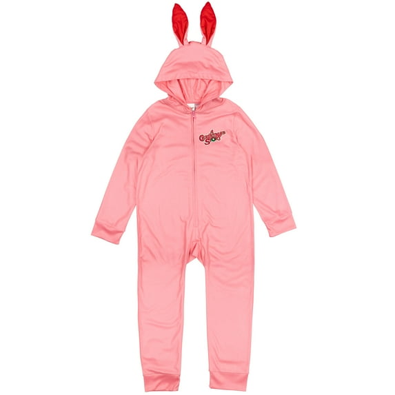 A CHRISTMAS STORY Big Boys Fleece Zip Up Cosplay Pajama Coverall Little Kid to Big