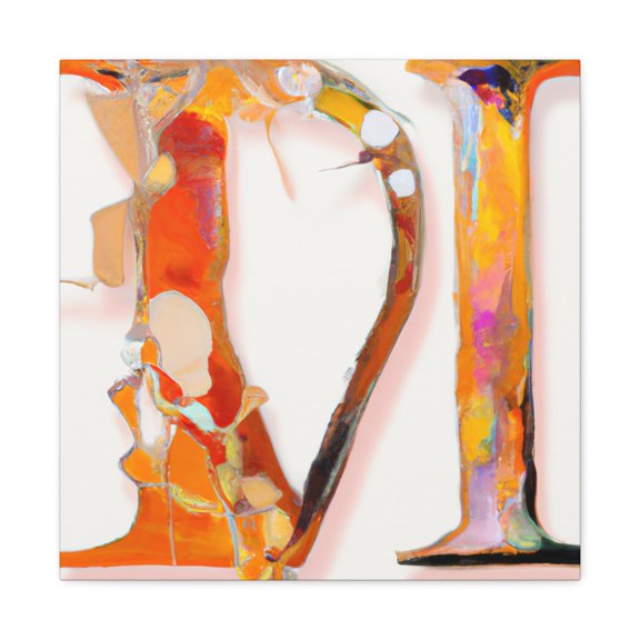 "A Calligraphic Landscape" - Canvas
