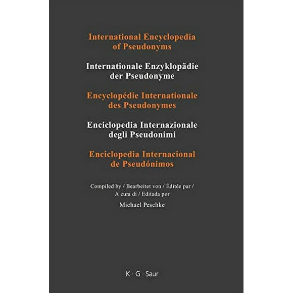 A - Campbell (International Encyclopedia of Pseudonyms) (Pt. II) - Peschke, Michael