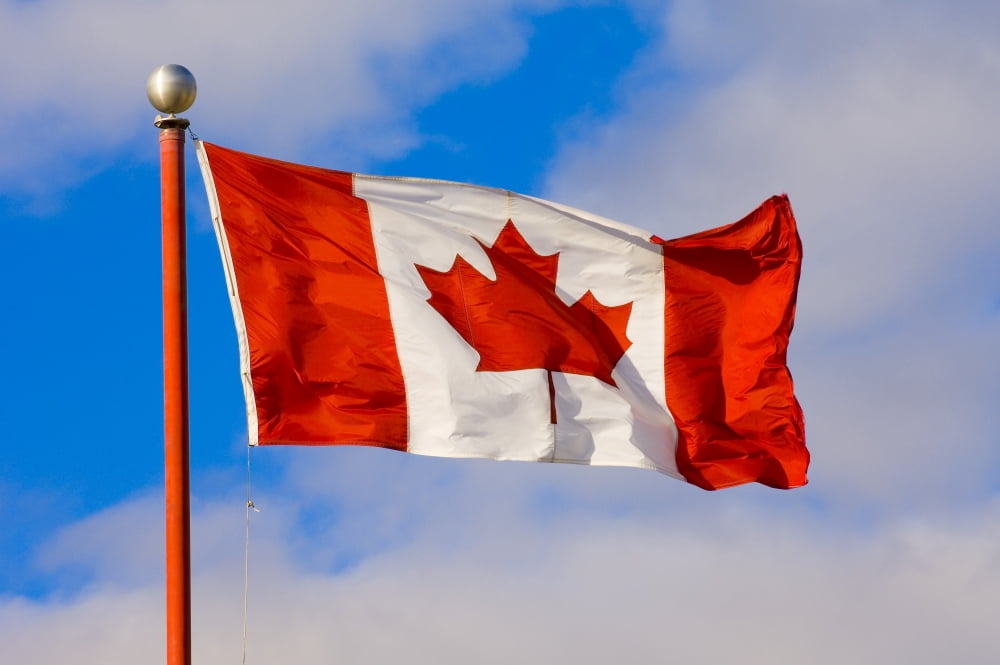 A Canada Flag Canvas Art - Corey Hochachka Design Pics (34 x 22)