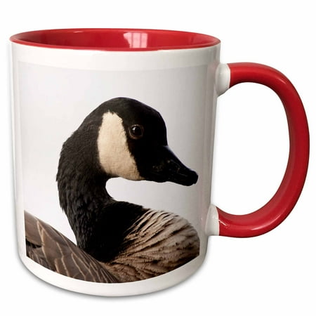 3drose, a Canada Goose (branta Canadensis), Bird - Na02 Rbr0001 - Rick A. Brown, 11oz Two-tone Red Mug