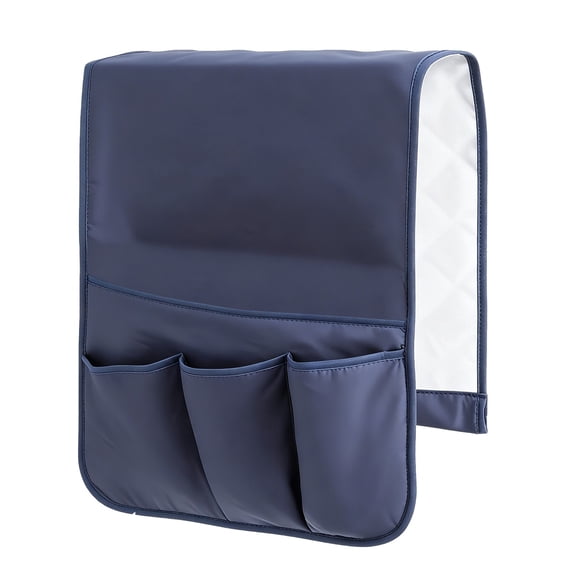 A Car Seat Gap Filler Organizer, Fabric Drop Stop for Phone, PU Leather Pouch