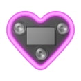 thumbnail image 1 of A Car Solar Window Heart Light For Interior Decoration Heart Shaped Neon Light With Suction Cups And Charging Cable 2Pc Weight 0.24 Lbs, 1 of 6