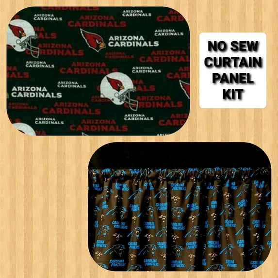 A Cardinals Do It Yourself No Sew Curtain Panel Kit