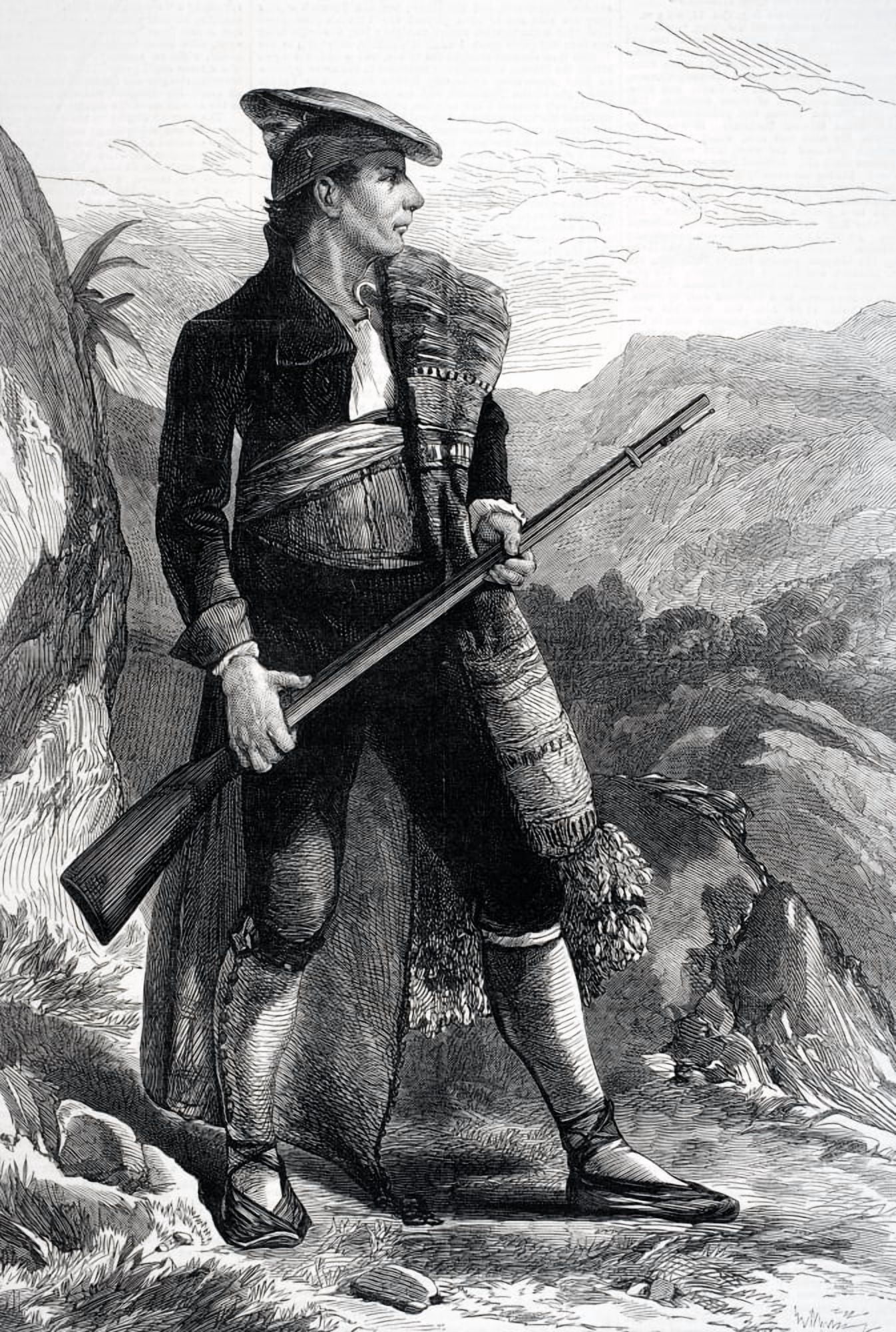 A Carlist Volunteer During 3Rd Carlist War From Illustrated London News November 1 1873 Canvas Art - Ken Welsh Design Pics (22 x 34)