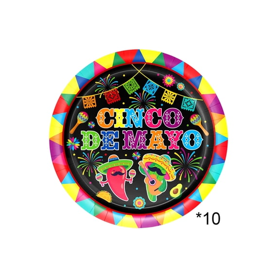 A Carnival Mardi Gras Party Paper Plates Set 7 Inch Purple Green Gold Mask Feather Print Disposable Plates For Birthday Celebration 10 Count