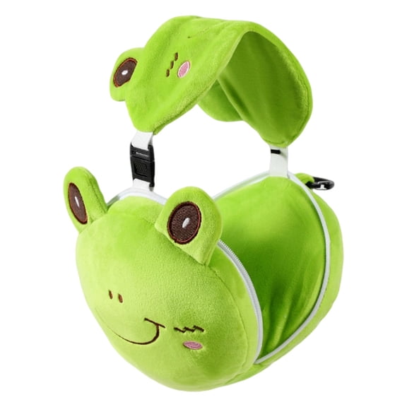 A Cartoon Sleep Mask & Neck Pillow Set, Memory Foam Travel Pillow, Soft Blindfold